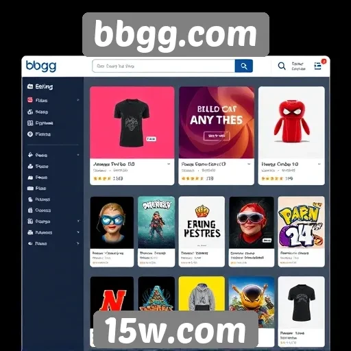 Nova interface do usuário no site bbgg.com